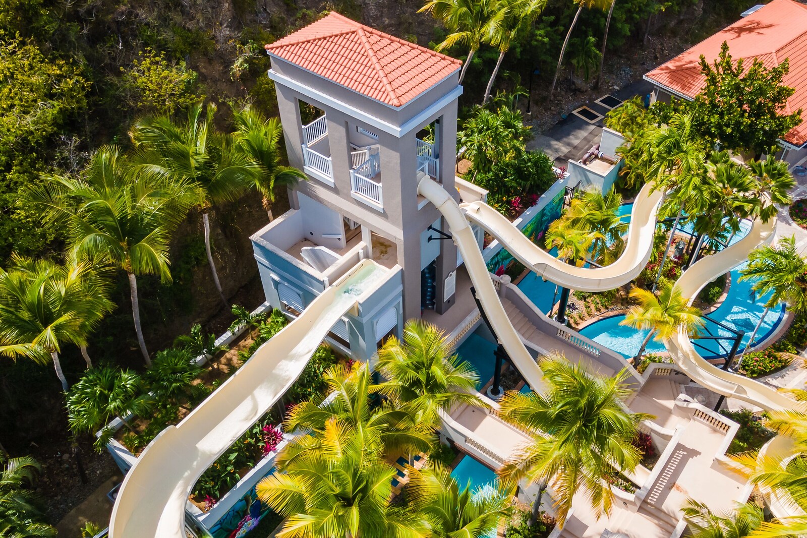 Coqui Water Park slides at El Conquistador